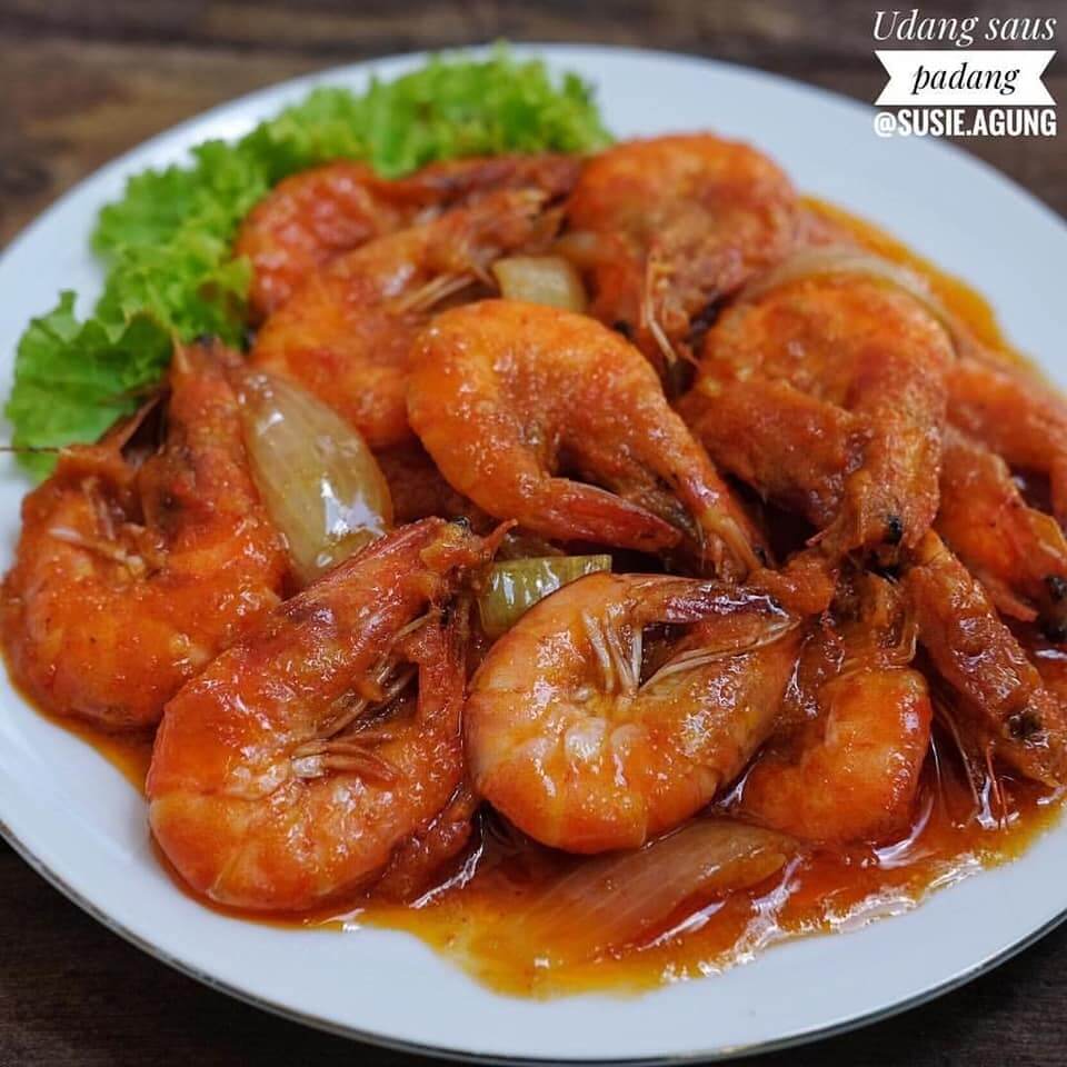 Resep Udang Saus Padang Paling Enak Ala Masakan Resto Seafood